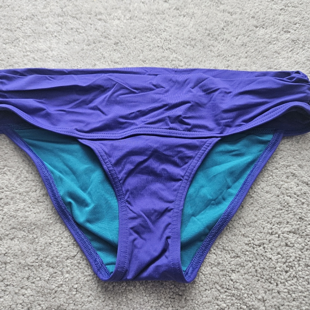 Victorias secret bikini bottom blue size S NWOT